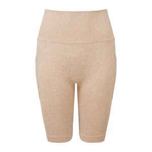 TriDri Womens/Ladies Melange Melange Seamless 3D Cycling Shorts / Nude